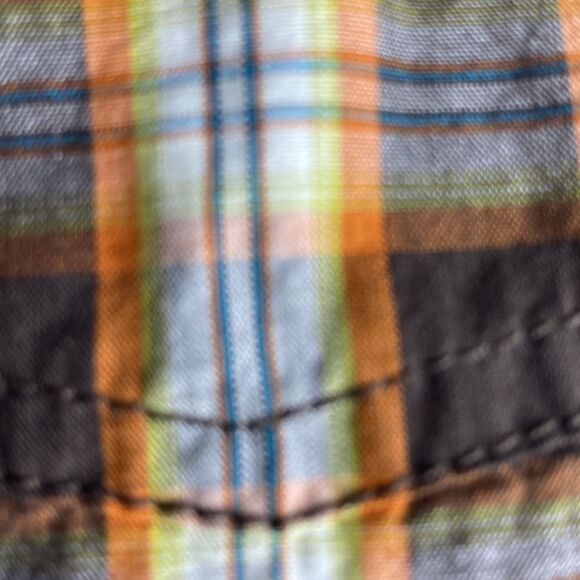 EUC mess SS dress shirt size L , with snap front pockets - Picture 4 of 5